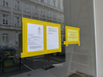 Notice approval of construction site (c) Sigmund Freud Privatstiftung