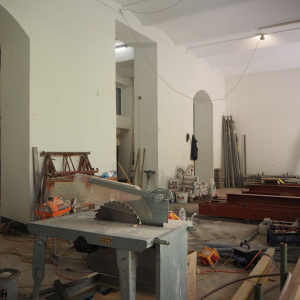 Preparations on the ground floor